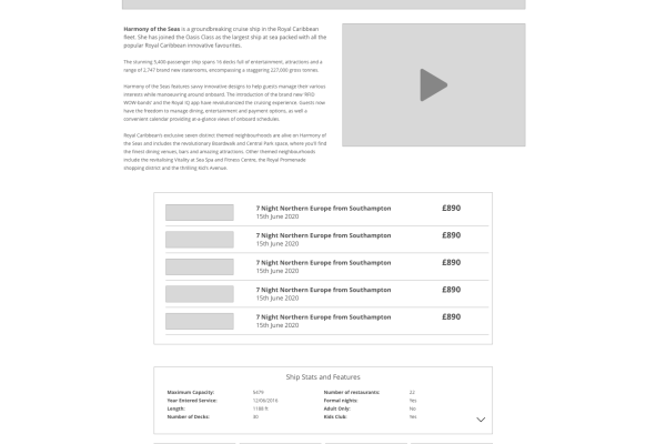 UX IDEAS - Cruise Ship - Harmony of the Seas V3